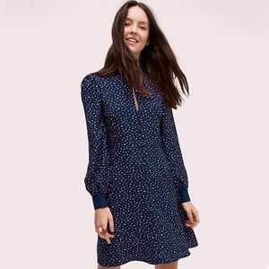 Kate Spade Lips Crepe Dress
